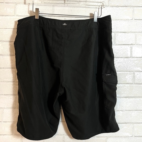 O'Neill Sportswear Men's Solid Board Shorts Swim Trunks Black - Picture 7 of 7